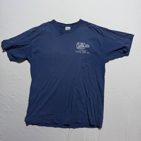 Comfort Colors Other - Antigua Sailing Week 2004 Vintage Funny Graphic T-Shirt Mens L Comfort Colors